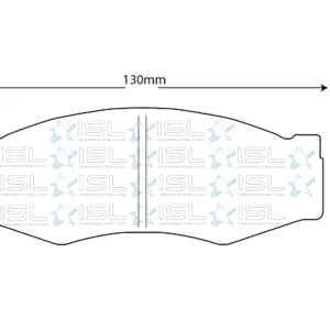 PASTILLAS FRENO NS URVAN E25 3.0 (12 PASAJEROS) (130X49.3mm)
